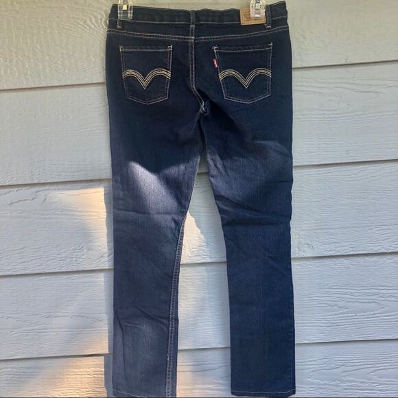 Levi’s kids youth 711 skinny dark wash 16 regular - Picture 5 of 11